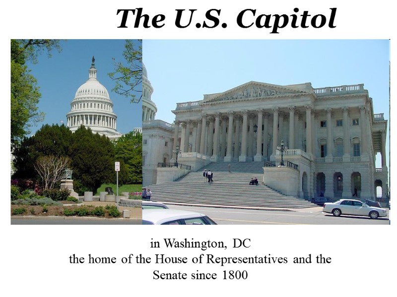 The U.S. Capitol in Washington, DC the home of the House of Representatives and